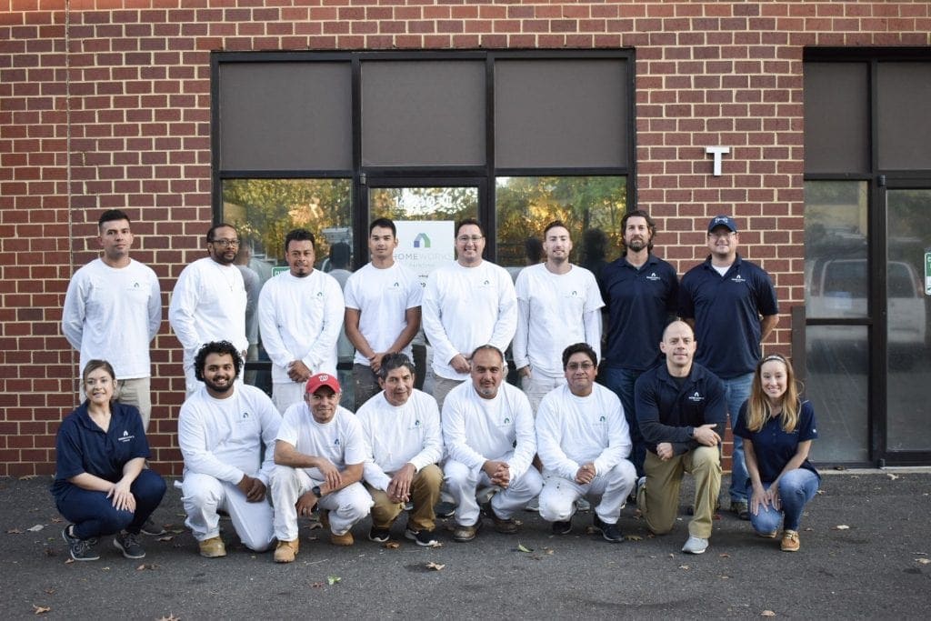 The Home Works Painting team