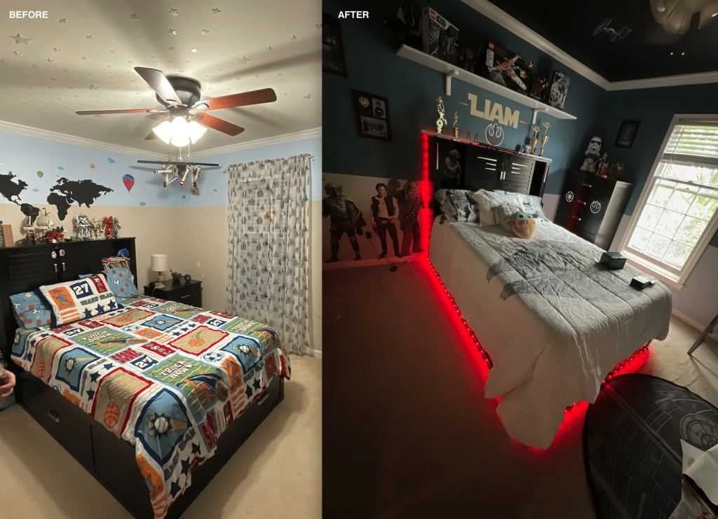 room transformation before after