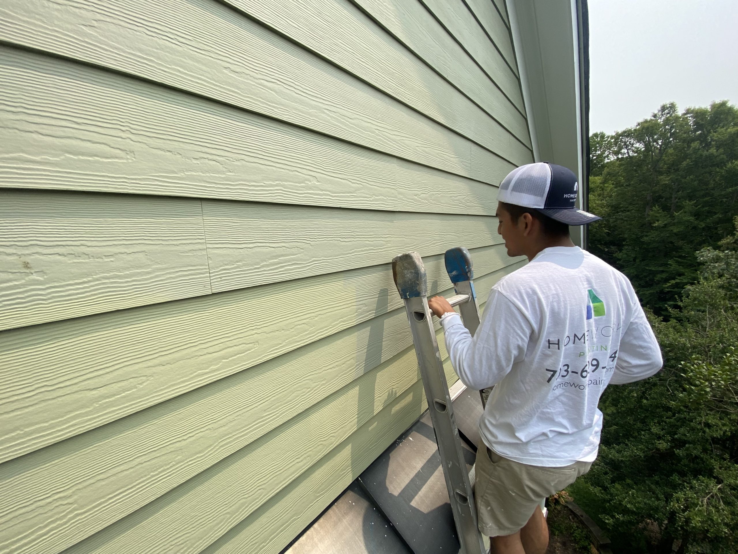 When to Repaint Your Home's Exterior, know by Home Works Painting Expert Consultants in Chantilly, VA.
