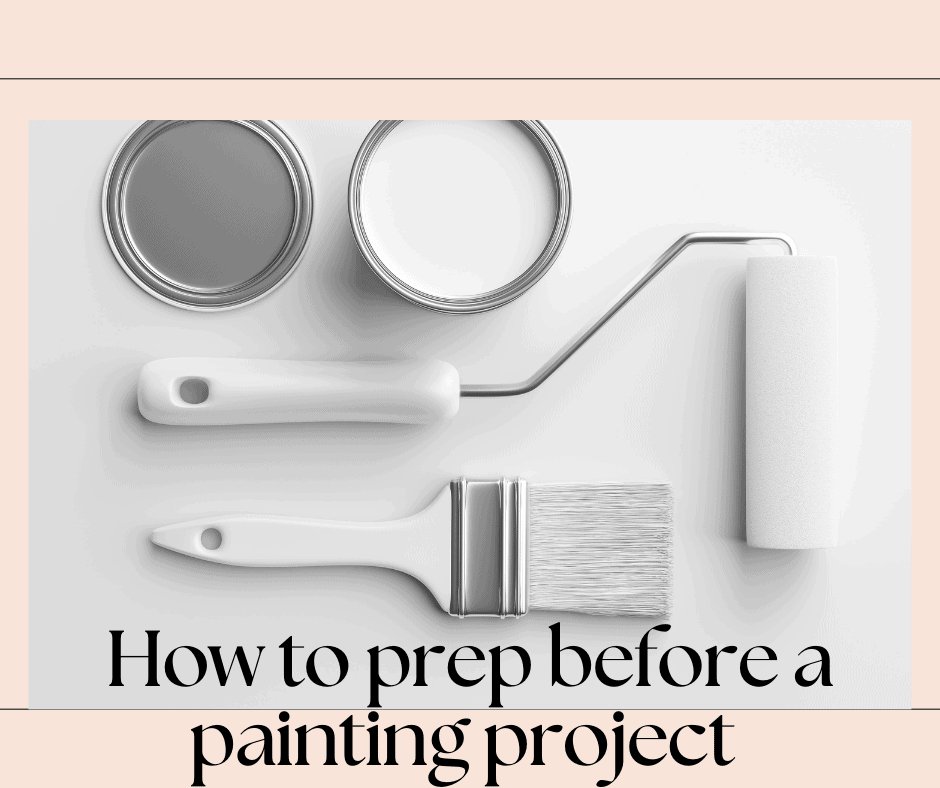 How to prepare before a painting project in Chantilly, VA.