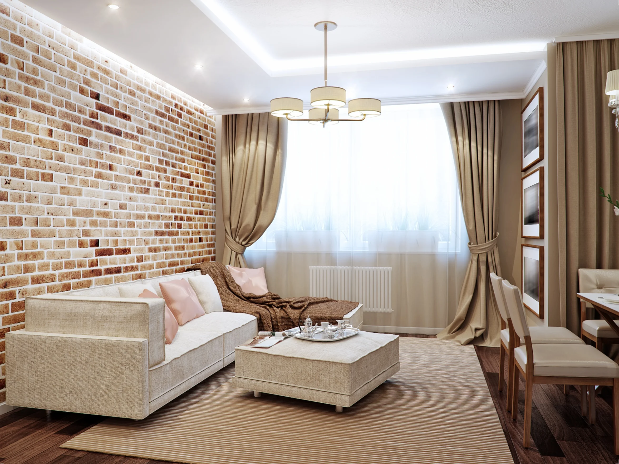 Painting Your Interior Brick Wall to Add Interest to Your Décor by Home Works Painting