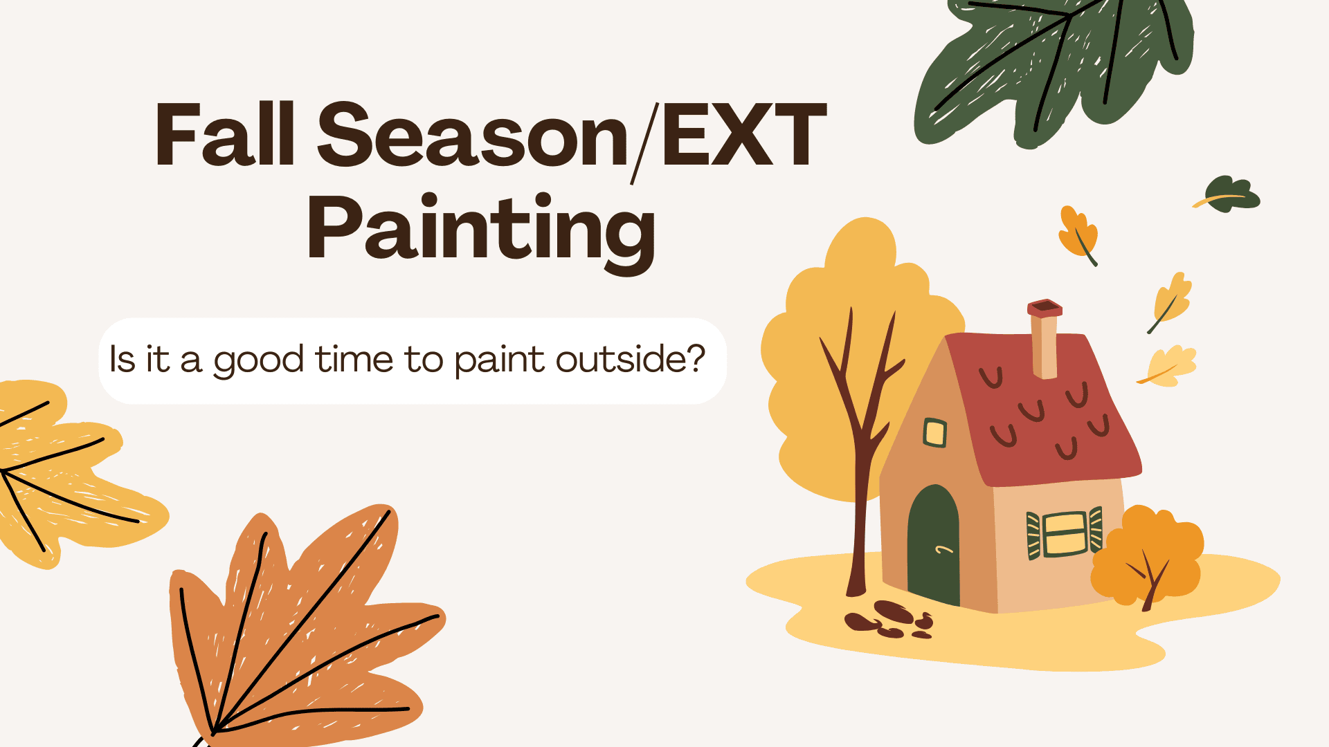 Fall Season/Exterior Painting Services in Chantilly, VA.